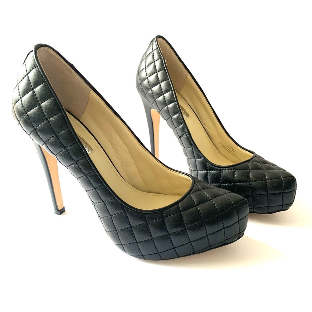 BCBG Quilted High Heel Pumps